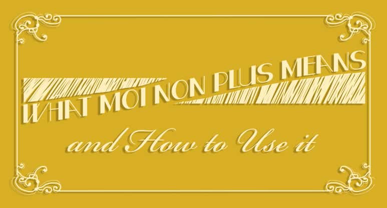 What Moi Non Plus Means and How to Use It